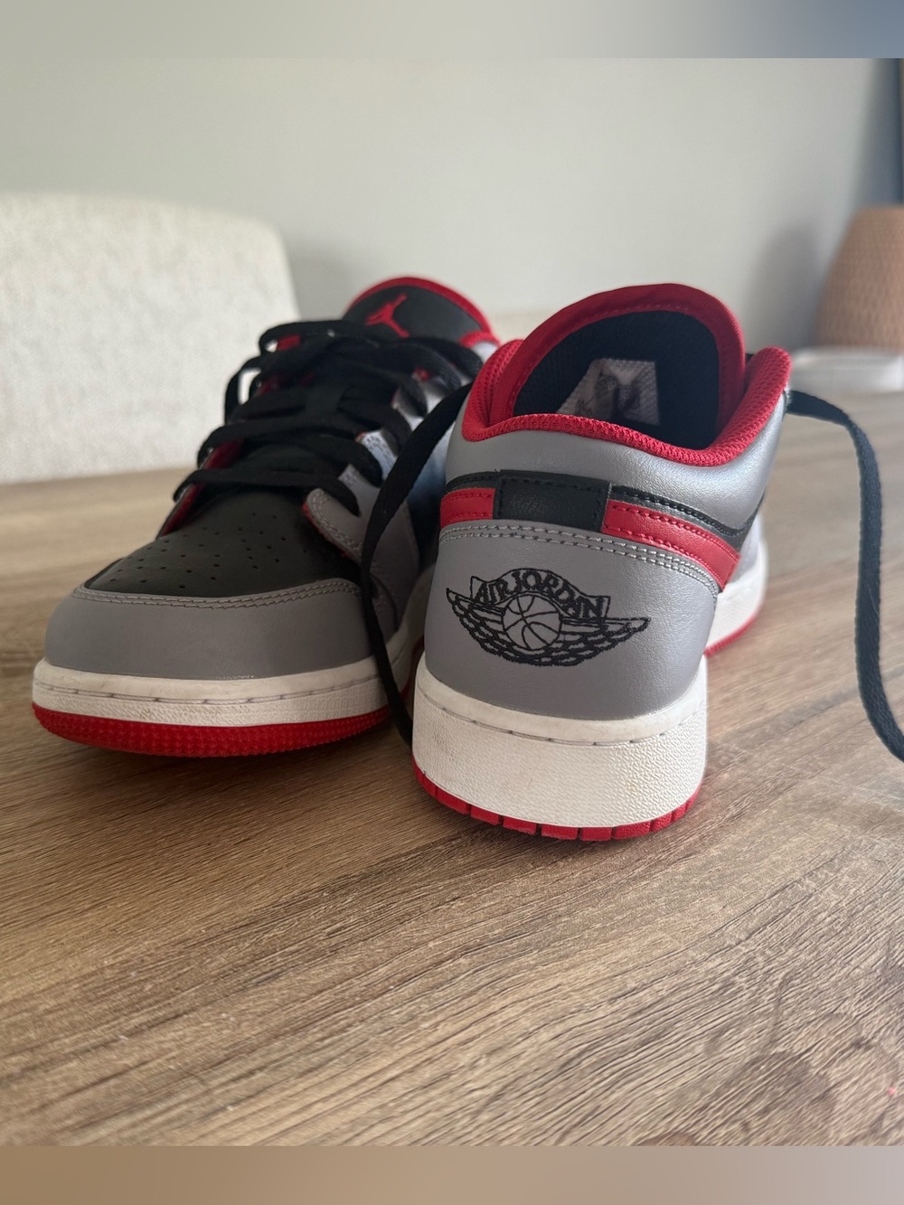 Nike Air Jordan 1 Low Cement Fire Red - Picture 6 of 8